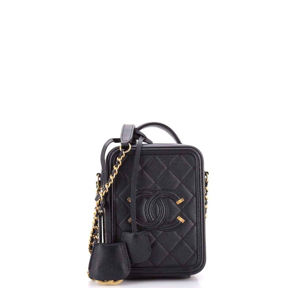 Chanel Filigree Vertical Vanity Case #221090C43B